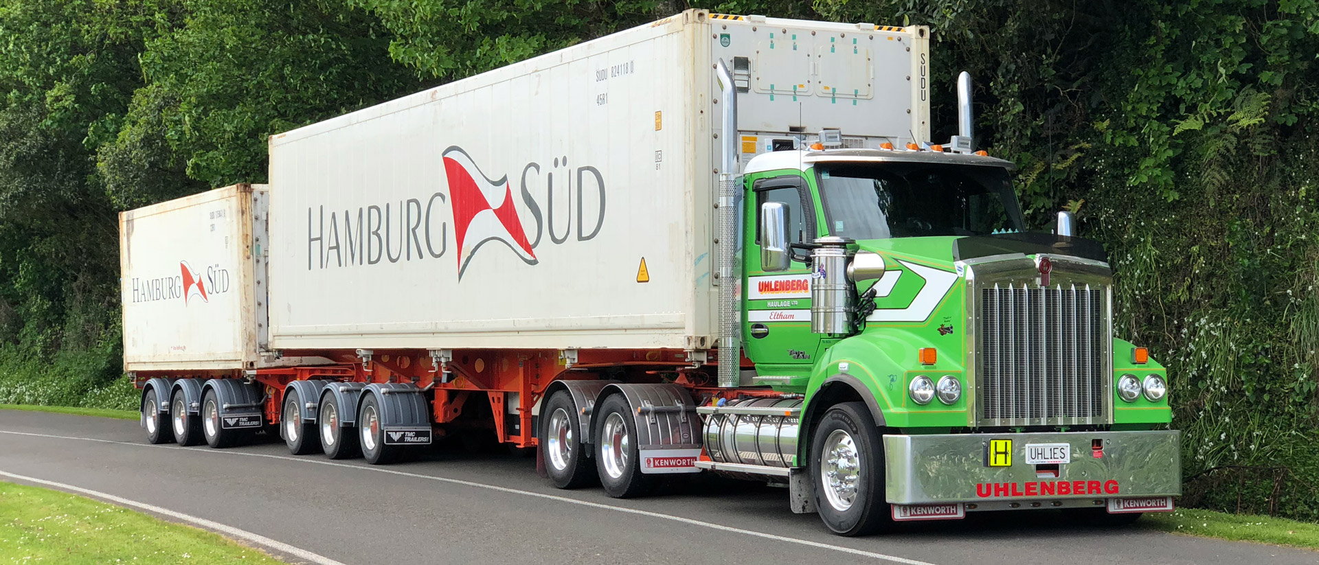 Containers transport by Uhlenberg Haulage