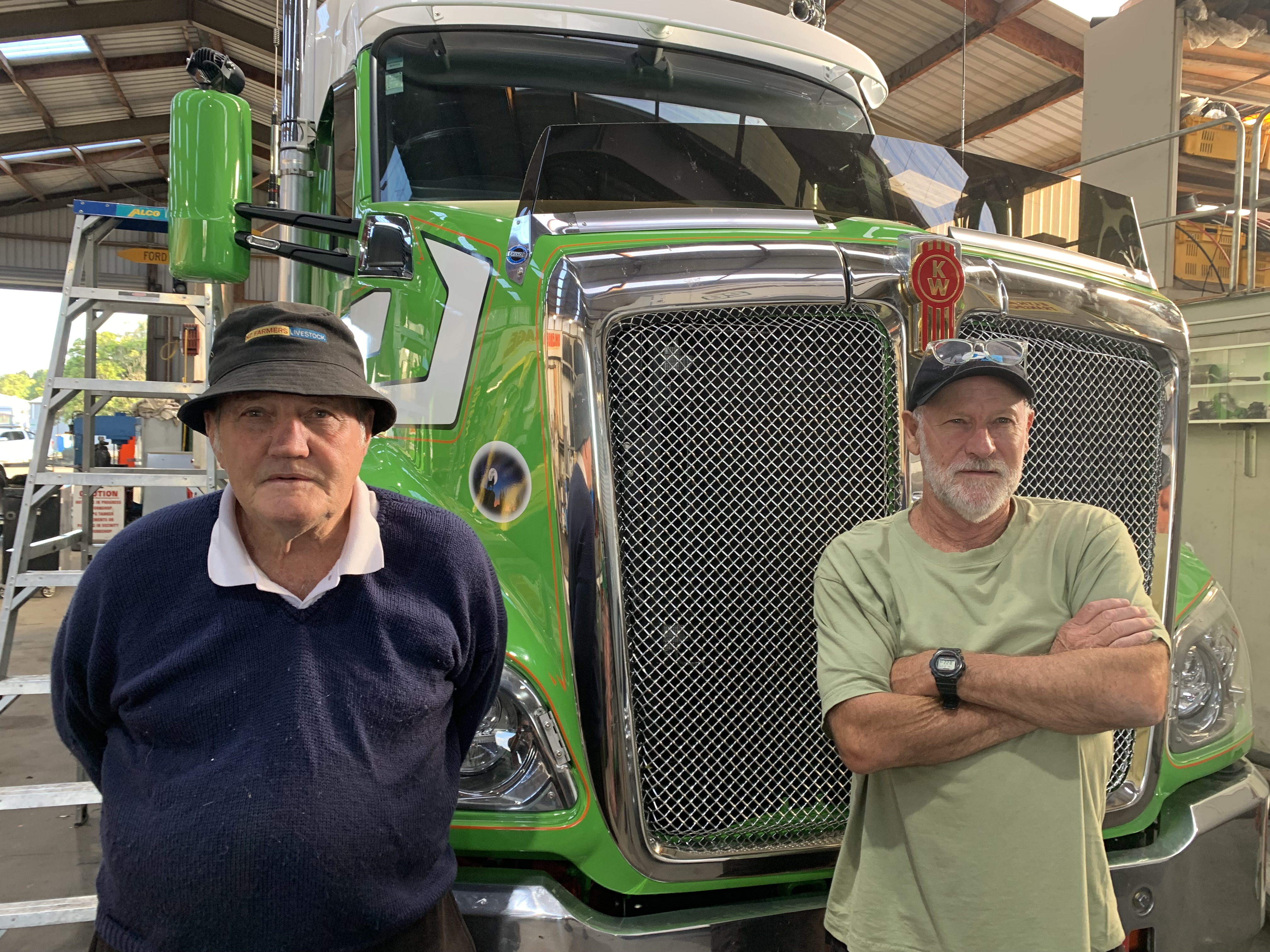 Wayne and Terry — original archive photograph