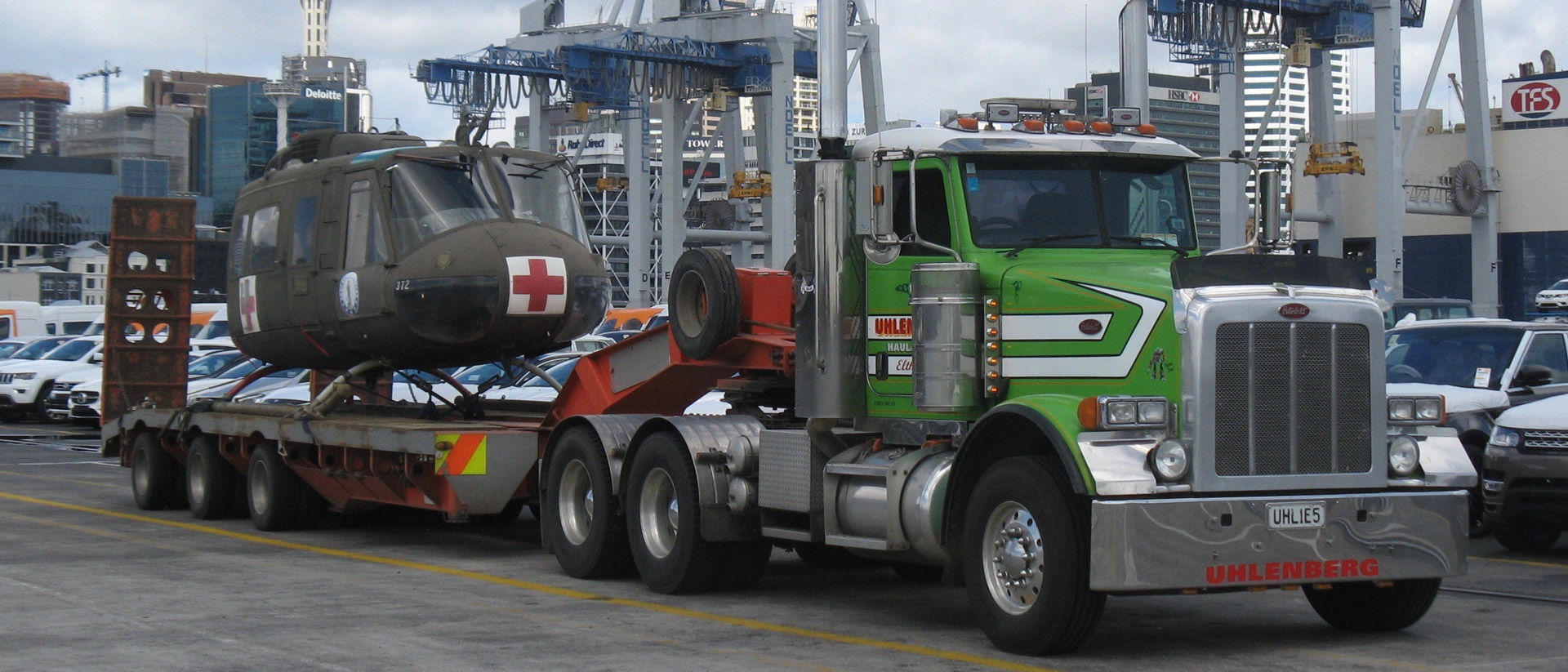 A variety of trucks ensures the ability to move just about anything